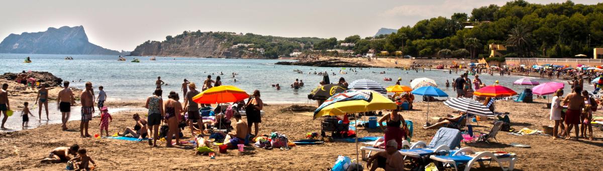 Playa de la Ampolla de Moraira